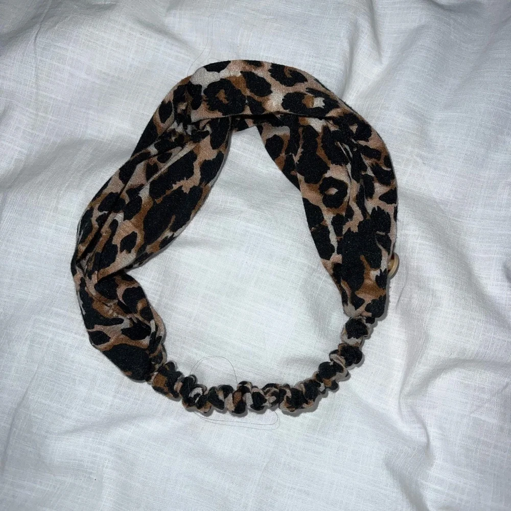 Leopard Print Knotted Headband
